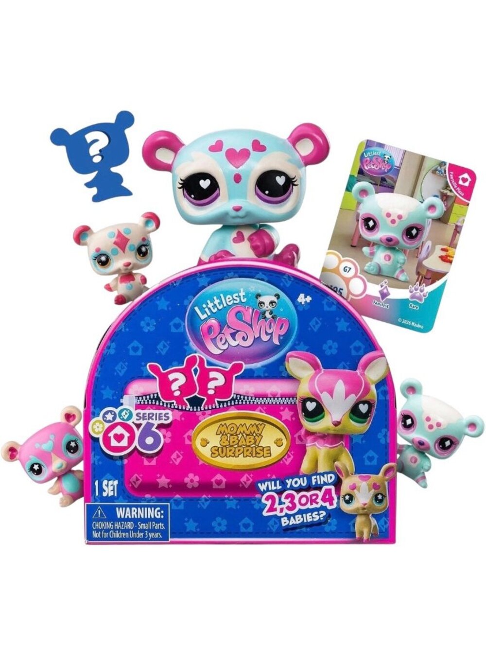 Littlest Pet Shop Mommy & Baby Surprise PetsBlind Box Assortment-New!